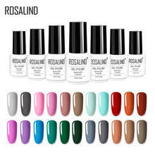 ROSALIND Gel Nail Art Soak Off Gel Polish UV All For Manicure Hybrid Varnishes Nails Lacquer Semi Permanent 7ml Pure Color Gel 2024 - buy cheap