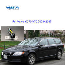 Yessun Автомобильная рыбий глаз камера для Volvo C70 V70 XC 70 XC70 V50 2008 ~ 2017 камера заднего вида/wifi резервная камера/AHD 720P камера заднего вида 2024 - купить недорого