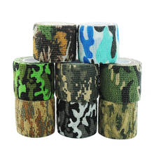 Elastic Camouflage Wrap Tape Bandage Waterproof Outdoor Hunt Camping Stealth Camo Military Airsoft Paintball CS Stretch Bandage 2024 - buy cheap