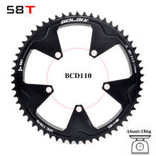 GOLDIX 110/5 BCD 110BCD Road Bike Narrow Wide Chainring 38T-58T Bike Chainring Forshimano sram Bicycle crank accessories 2024 - buy cheap