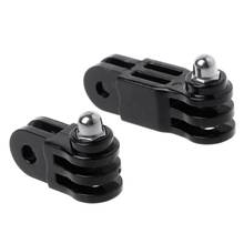 Adaptador de Conector de Extensão 3 prolongar-way Pivot Arm Capacete Da Bicicleta Montar Extensor para GoPro Hero 5/4/ 3 +/3/2/1 para SJCAM-U1JA 2024 - compre barato