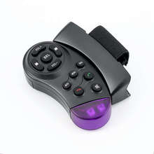 Chave de controle remoto do botão do volante universal para a navegação do carro dvd reprodutor de música multimídia android rádio do carro 2024 - compre barato