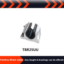 Rodamiento lineal, carril de guía, rodamiento deslizante de apertura lineal TBR25UU, gran oferta 2024 - compra barato