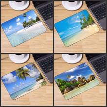 Mairuige Selling Sunshine Beach Coast Sea Palm Trees Mousepad,Custom Rectangle Size Is 220mm*180mm*2mm Table Mat Mouse Pad 2024 - buy cheap