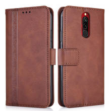 3d Embossed Leather Case for Xiaomi Redmi 8 Redmi8 Back Cover Wallet Case With Card Pocket 2024 - buy cheap