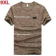 Oversized T Shirt 7XL 8XL 9XL Summer Tops & Tees Quick Dry Slim Fit T-shirt Men sporting Clothing Big size Short sleeve t shirt 2024 - buy cheap