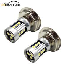 2x 3W AC 6-30V P26S LED Motorcycle Headlight Bulb 6V 12V 24V 6500K Moto Light 3030 15Chips Front Fog Scooter Motobike Head Lamp 2024 - купить недорого