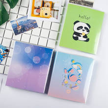 Álbum de fotos instantâneo 3 bolsos, capa de imagem de panda de pvc para fujifilm instax mini8/9/7s/7c/25/70/90, mini livro de fotos de filme 2024 - compre barato