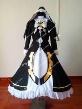 Jogo honkai impacto 3 theresa apocalypse cosplay traje preto vestido de natal trajes de halloween para mulher conjunto completo 2024 - compre barato