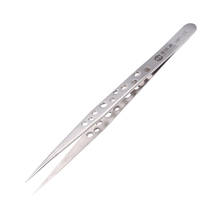 Precision Tweezers Stainless Steel Straight Tip Tweezer Electronics Phone Repair Tools 2024 - buy cheap