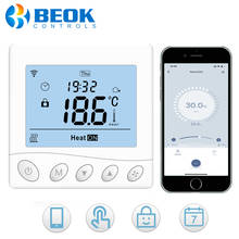 Beok wifi termostato caldeira a gás inteligente sala de aquecimento controlador temperatura regulador controle remoto programável tr33 2024 - compre barato