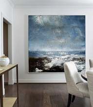 Sea Abstract Art Painting,Abstract Painting On Canvas,Large Ocean Canvas Painting,Seascape Abstract Oil Painting,Large Abstract 2024 - buy cheap