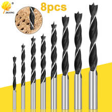 8pcs Round Shank Wood Work Drill Bit Hole Saw Cutter Tool Set Kit For Wood Working Twist Drill 2024 - buy cheap