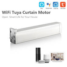 Smart Home WIFI Electric Curtain Motor Voice Control With Alexa Google Home Tuya/Smart App Remote Control Timer Function 2024 - buy cheap