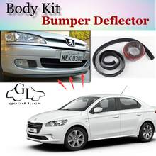 Bumper Lip Deflector Lips For Peugeot 208 307 306 308 301 Front Spoiler Skirt For TopGear Fans Car View Tune / Body Kit / Strip 2024 - buy cheap