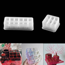 1pcs Square Rectangle DIY Lipstick Storage Box Epoxy Resin Transparent Silicone Molds For DIV Jewelry Findings Making Tools 2024 - buy cheap