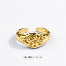 Sole Memory-anillos de apertura ajustables para mujer, de Plata de Ley 925, con puntos bonitos y personalidad 2024 - compra barato