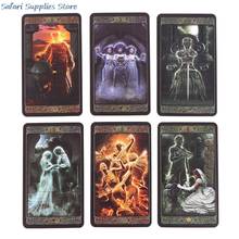 1Box Easy To Carry Ghost Tarot Cards Playing Card Tarot Family Party Board Game Entertainment 78 Cards 2024 - buy cheap