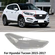 CAPQX-cubierta frontal para Hyundai Tucson 2015-2017, pantalla de luz delantera, impermeable, brillante, cubierta de carcasa 2024 - compra barato