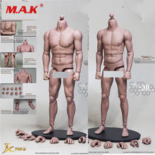 JXtoys-figura de acción masculina, cuerpo muscular asiático a escala 1/6, cuerpo S01/S02, músculos fuertes, hombro ancho, accesorio para el cuerpo masculino 2024 - compra barato