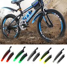 1 par de bicicleta dianteiro traseiro lama guardas mountain bike pneu roda pára-choques ciclismo acessórios 20-26 universal 2024 - compre barato