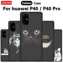 Jurchen-capa de tpu macio para huawei, de silicone, com desenhos animados, para modelos p40 pro, p40, p 40 pro 2024 - compre barato