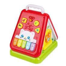Multifunction Fun House Toy 0-3Years Children's Game Early Education Baby Puzzle Electric Baby Music Toy Kids Gifts 2024 - buy cheap