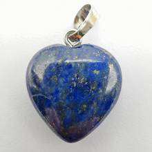 Lapis Stone Heart Pendant Lucky Jewelry For Woman Gift S3029 2024 - buy cheap