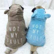 Winter Warm French Bulldog Jumpsuit Dog Clothes For Small Medium Dogs Puppy Coat Pet Outfits Hoodie Yorkshire Pug Jacket SXC08 2024 - buy cheap