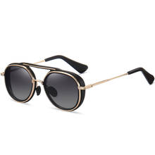 Gafas de sol polarizadas para hombre y mujer, lentes de sol con montura redonda a la moda, gafas de sol de conducción de diseñador de marca, UV400 2024 - compra barato