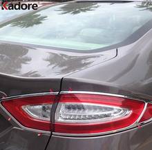 Для Ford Fusion Contour 2013 2014 2015 ABS хромированный задний свет крышка лампы отделка задний фонарь наклейка Рамка автомобильные аксессуары 2024 - купить недорого