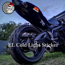 Мотоцикл EL холодный свет наклейка обтекатель комплект корпус сторона для SUZUKI GSXR 600/750 GSXR600 GSXR750 06-17, GSX-R 1000 03-04/09-16 2024 - купить недорого