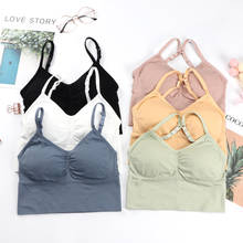 Spring and summer new sexy beautiful back seamless tube top wrap chest sports yoga ladies no steel ring bra underwear 2024 - buy cheap