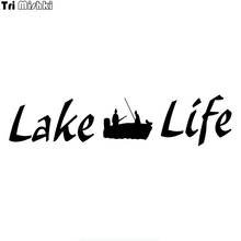 Tri Mishki HZX878# lake like boat fishing car sticker funny Vinyl Decals Motorcycle Accessories Stickers 2024 - buy cheap