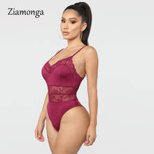 Ziamonga, сексуальный кружевной комбинезон, для женщин, летний, глубокий v-образный вырез, без рукавов, облегающий, сетчатый комбинезон, красный, черный, белый, женский, элегантный, боди, одежда 2024 - купить недорого