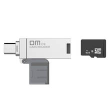 DM-lector de tarjetas OTG CR009, microSD/TF, multimemoria, para teléfono inteligente Android con interfaz Micro USB 2024 - compra barato