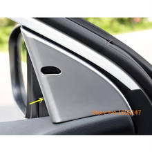 For Nissan Qashqai j11 2016 2017 2018 sticker A column interior Audio Speak Cover Window Windshield Side triangle trim 2pcs 2024 - buy cheap