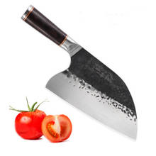 LiangDa Butcher Knife High Carbon Clad Steel Chop Knife Handmade Forged Chinese Cleaver With Full Tang Handle Chef Cooking Tools 2024 - buy cheap