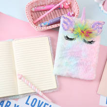 80 Pages Plush Cartoon Diary Notebook School Supplies Stationery Girl Gift Cute Diary Book Notebook 2024 - buy cheap