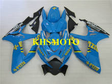 Kit de inyección de molde de carenado para motocicleta GSXR 600 750 K6 06 07 GSXR600 GSXR750 2006 2007 ABS, carenados de Cool blue + regalos SD96 2024 - compra barato