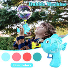 Máquina de burbujas de peces pequeños para niños, juguete Manual sin batería, soplador de burbujas mágico para exteriores, regalo de boda para niños 2024 - compra barato
