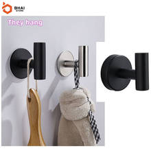 Strong Viscose/Punch 304 Stainless Steel Circular Hook For Home Kitchen And Bathroom Hanger Key Holder Storage Hanger Towel Hook 2024 - buy cheap