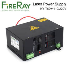 Fireray-fonte de alimentação para máquina de corte a laser, 60w, co2, de garantia longa, para máquina de corte e gravação 2024 - compre barato