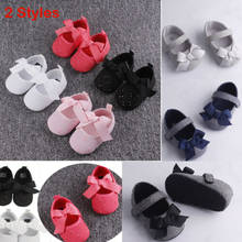 Hot First Walkers Toddler Girl Crib Shoes Newborn Baby Bowknot Soft Sole Prewalker Sneakers AU 2024 - buy cheap