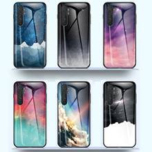 De Lujo funda de vidrio templado para Oppo Realme 8 6 Pro 5 GT 5G XT X2 X50 Reno 2 Z 3 Pro 2Z A52 A92 A72 F5 F7 F9 F11 caso de la cubierta del teléfono 2024 - compra barato