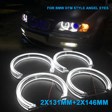 DTM LED Angel Eyes For BMW E46 E90 E91 non-projector Halogen Xenon Headlight Crystal Switchback Halo Lights Accessories 2024 - buy cheap