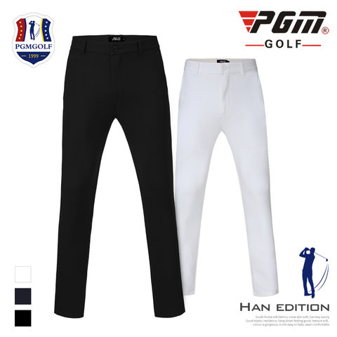 PGM профессиональные мужские брюки одежда для гольфа мужские вещи 2019 высокоэластичные Спортивные Повседневные брюки импортная ткань тонкие быстросохнущие мягкие удобные 2022 - купить недорого