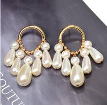 Wholesale New Pearl Dangle Drop EarringsFashion Simple Earrings Jewelry Accessories For Women High-Quality 2024 - buy cheap
