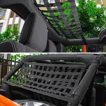 Heavy Duty Cargo Net Car Top Roof Hammock Bed Rest Mesh For Wrangler TJ YJ JK JL1997-2020 4-door / 2-door 2024 - buy cheap