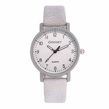 Relógio feminino zegarek damski, relógio de pulso feminino, de couro, quartzo 2024 - compre barato